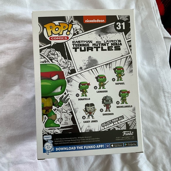 Raphael: Eastman and laird’s teenage mutant ninja turtle Funko Pop - Picture 8 of 9